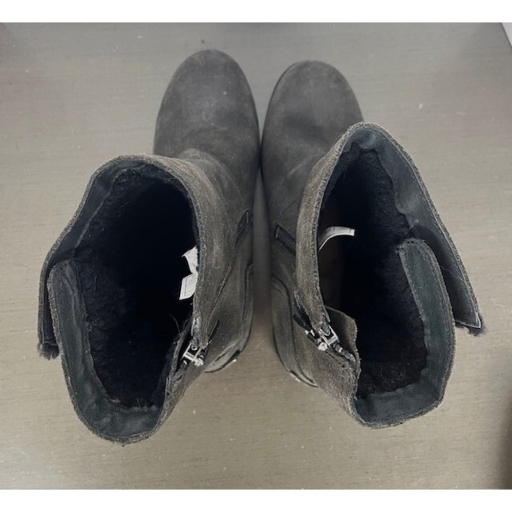 UGG Black Ankle Boots with Buckle Detail - Picture 5 of 10